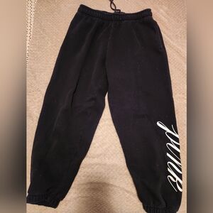 PINK Victoria's Secret Black Joggers